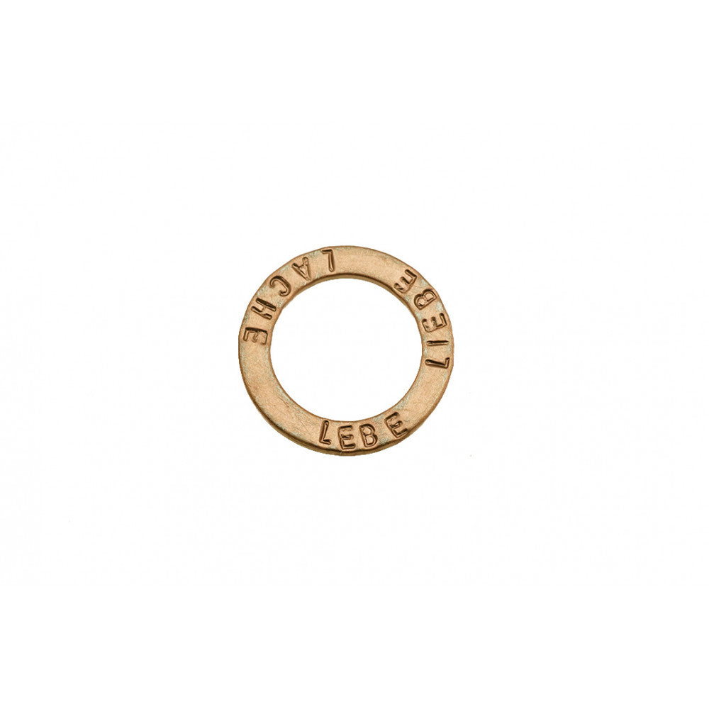 kOmMa5 Ring 20 "LEBE LIEBE LACHE"