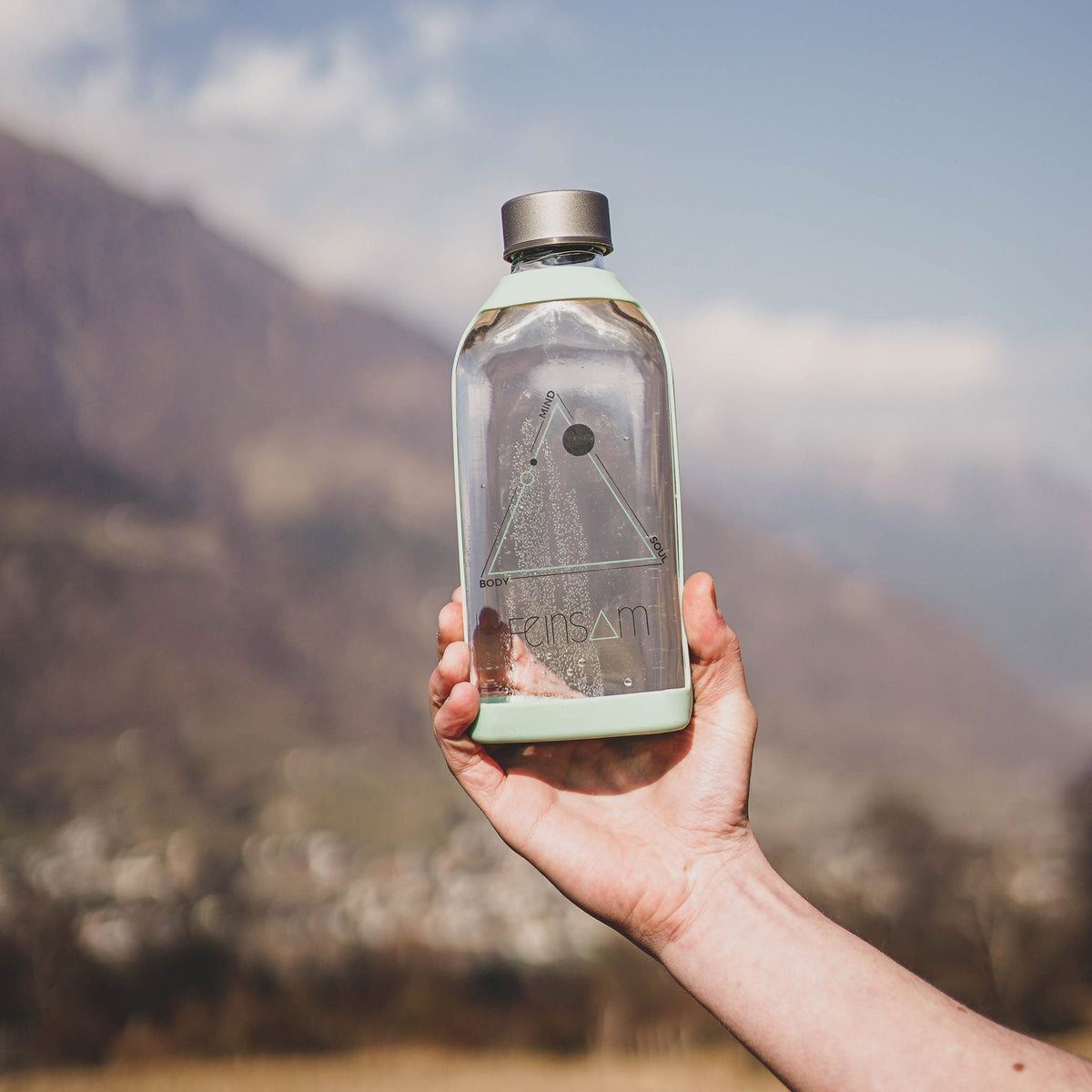 Flache Feinsam Trinkflasche