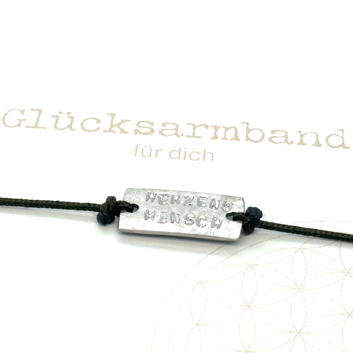 Glücksarmband „HERZENSMENSCH“