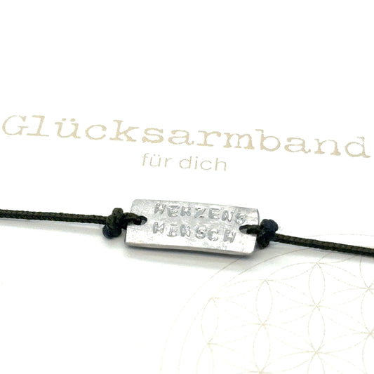 Glücksarmband „HERZENSMENSCH“