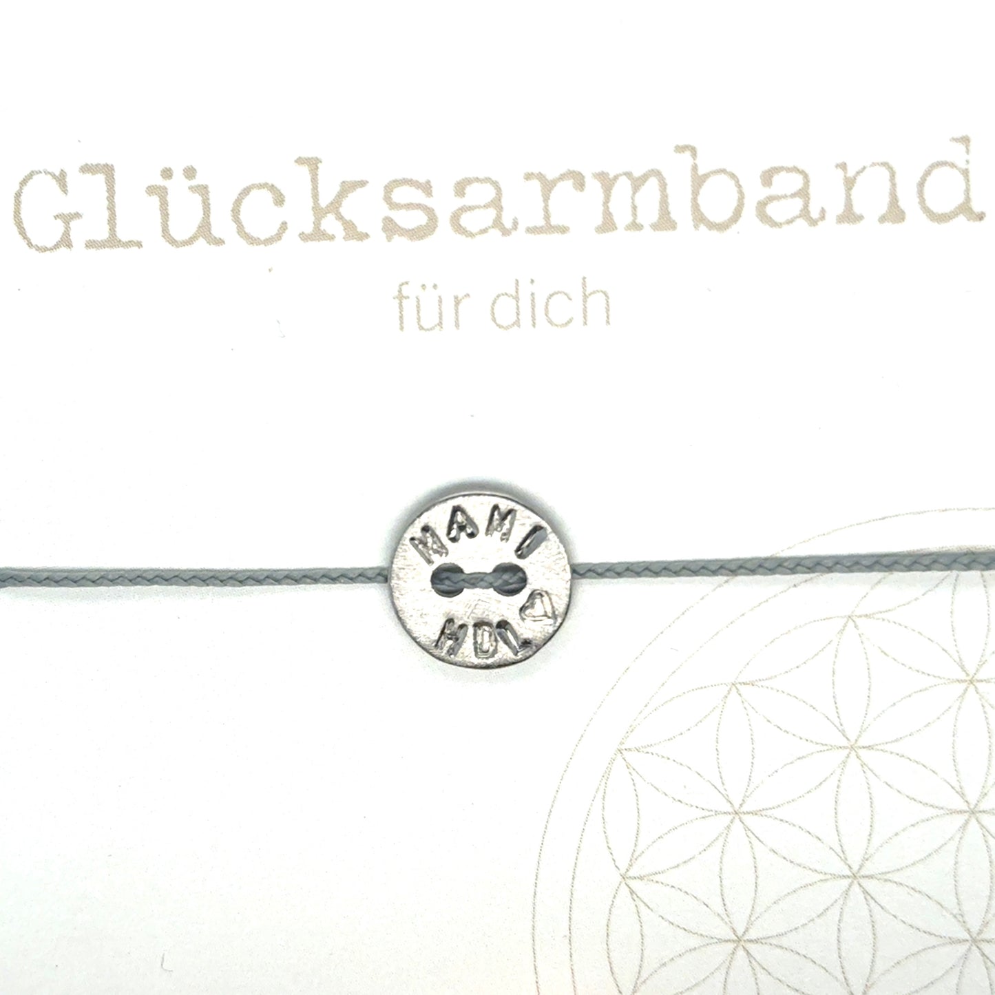 kOmMa5 Glücksarmband „MAMI HDL“