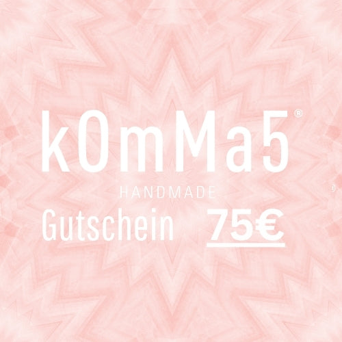 kOmMa5 - Geschenksgutschein